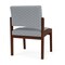 Lesro Lenox Armless Guest Chair, 22.5 in W 26 in L 31.5 in H LW1102 - alternate 2